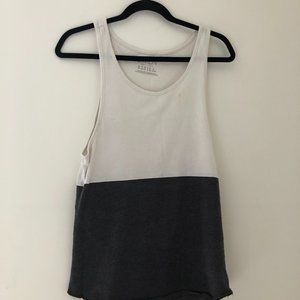 Vintage White/Grey tank top